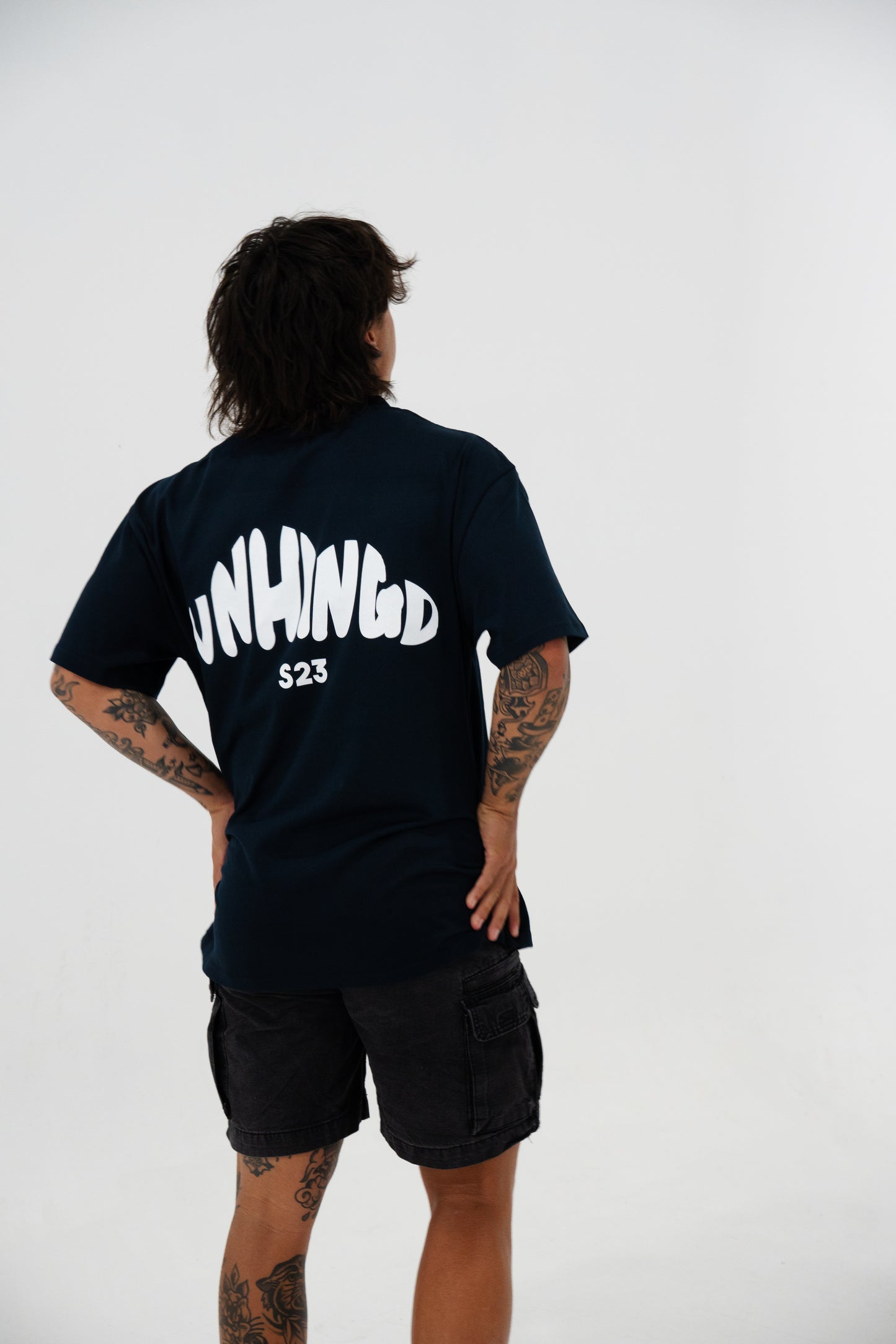 Navy Cloud Tee